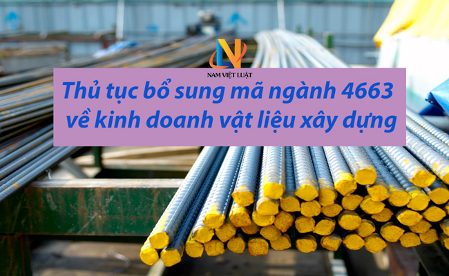 Mã ngành vật liệu xây dựng