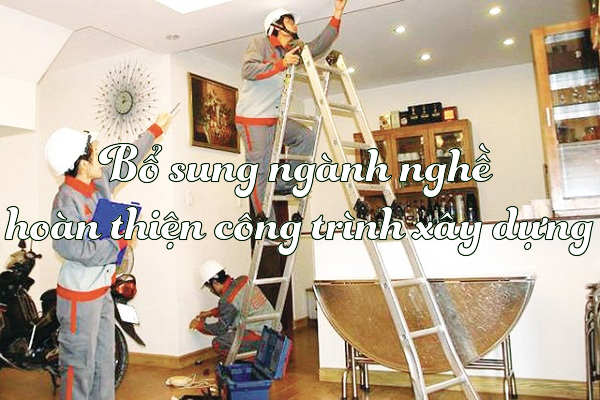 Ngành nghề hoàn thiện công trình xây dựng
