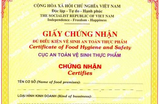 Thủ tục mở cửa hàng kinh doanh đồ ăn vặt