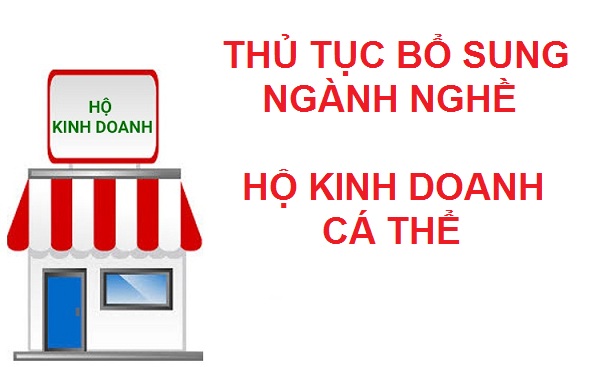 Bổ sung ngành nghề hộ kinh doanh cá thể